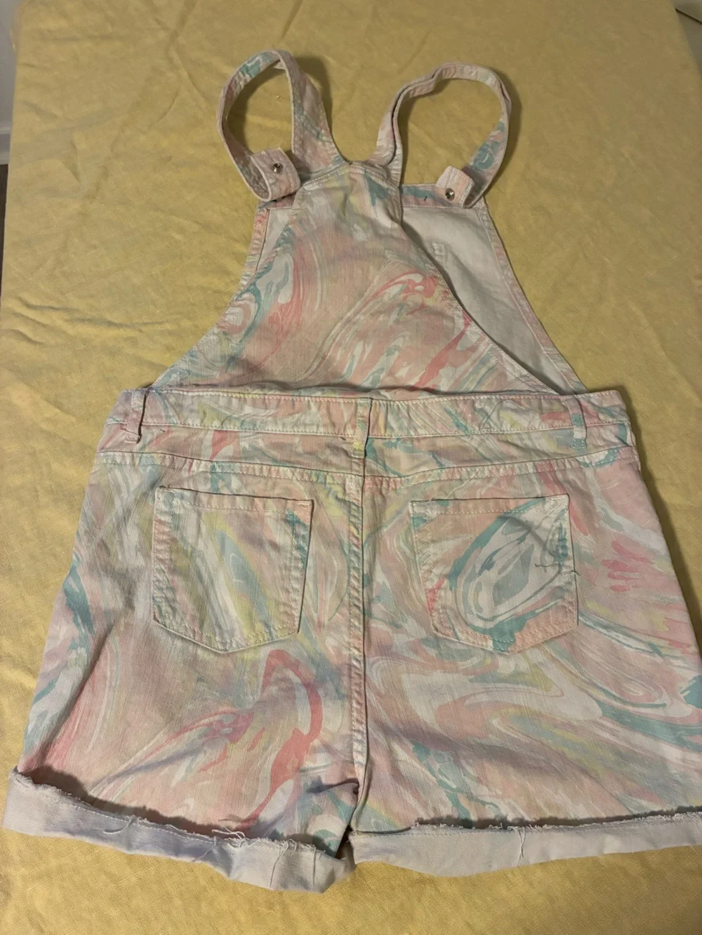 Children’s Place Girl’s 16 Pastel Tie-Dye Overalls